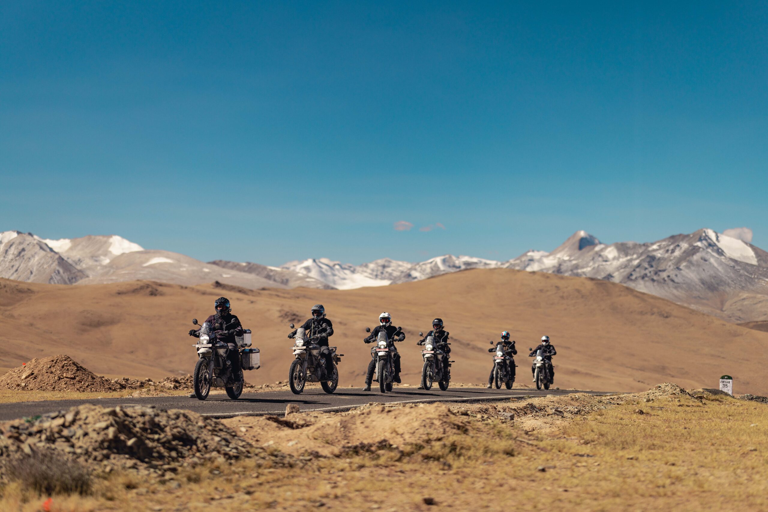 Royal Enfield in Dessert
